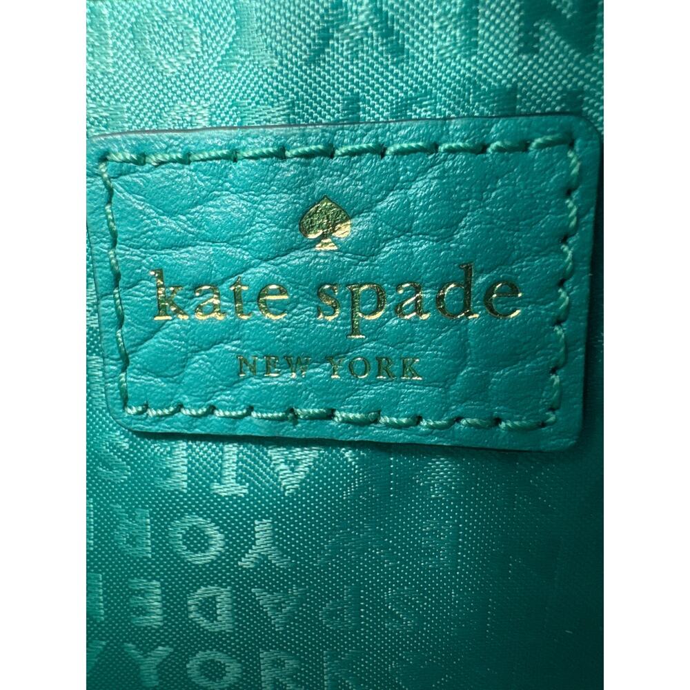 Kate Spade Perri Lane Laser Cut Crossbody Bag, Purse , Teal - Picture 11 of 14